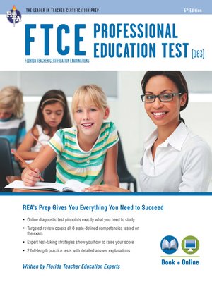 cover image of FTCE Professional Ed (083) Book + Online